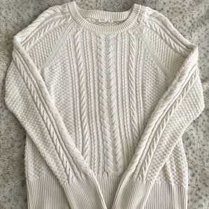 GAP Ivory Chunky Knit Sweater